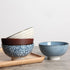 Set of 4 Japanese Traditional Ceramic Dinner Bowls